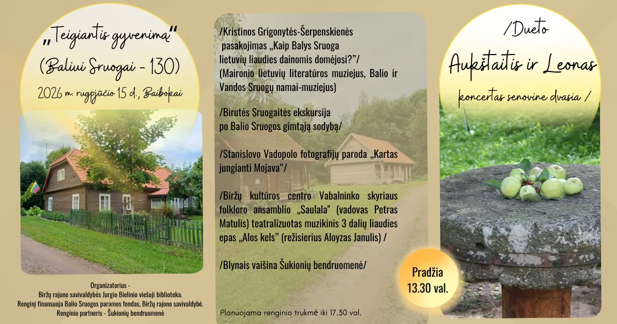 Kvietimas į Žolinės renginį